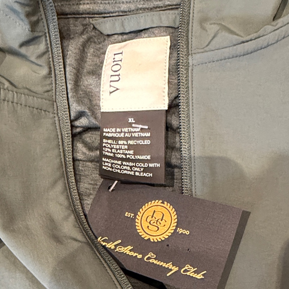 Vuori Sunday Element Jacket - Mens XL Green. - Picture 4 of 4